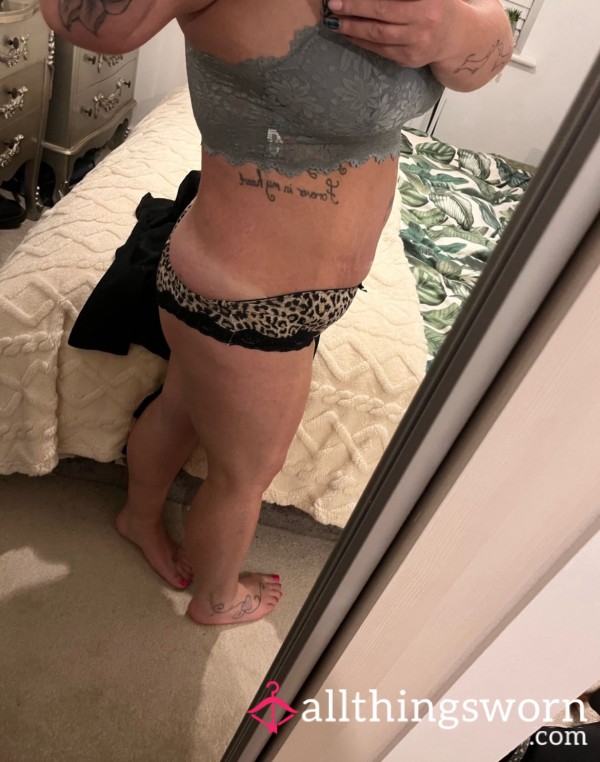 Leopard Print Panties Used