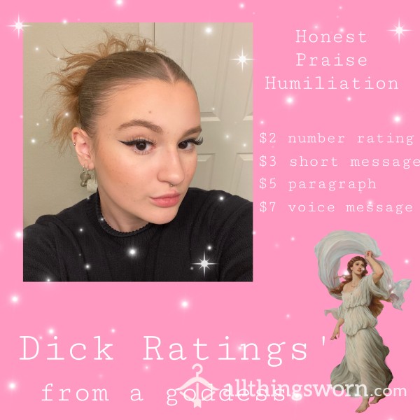 Let A Goddess Rate Your D*ck