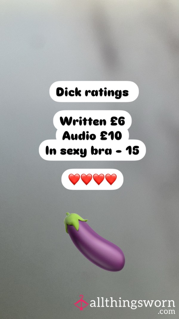 Let Me Rate Your C*ck