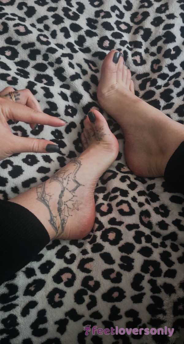 Let Me Rate Your D*ck While Recording My Tattooed Feet