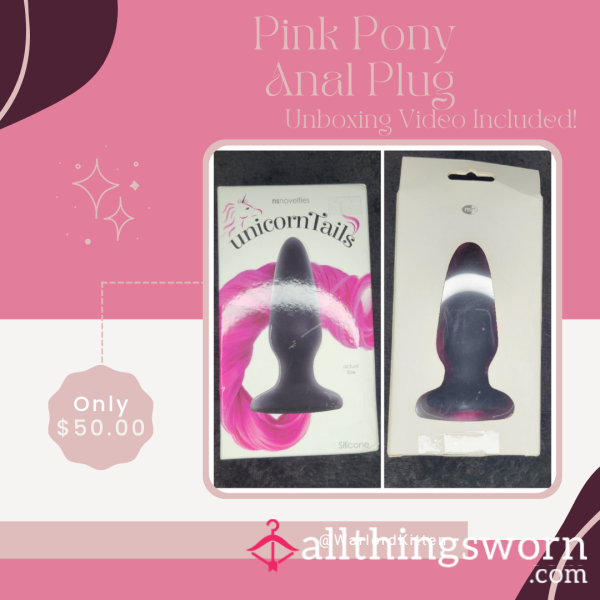 Pink Pony A**l Plug