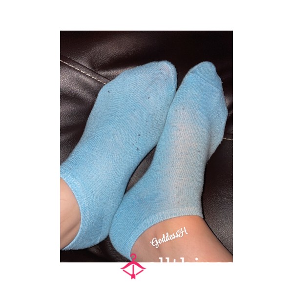 Light Blue Ankle Socks, 2 Day Wear 🩵 NOW SOLD!