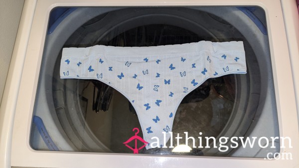 Light Blue Bu*terfly Thong