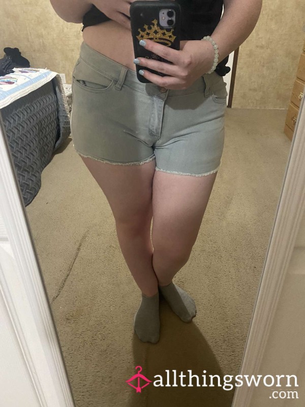 Light Blue Jean Shorts