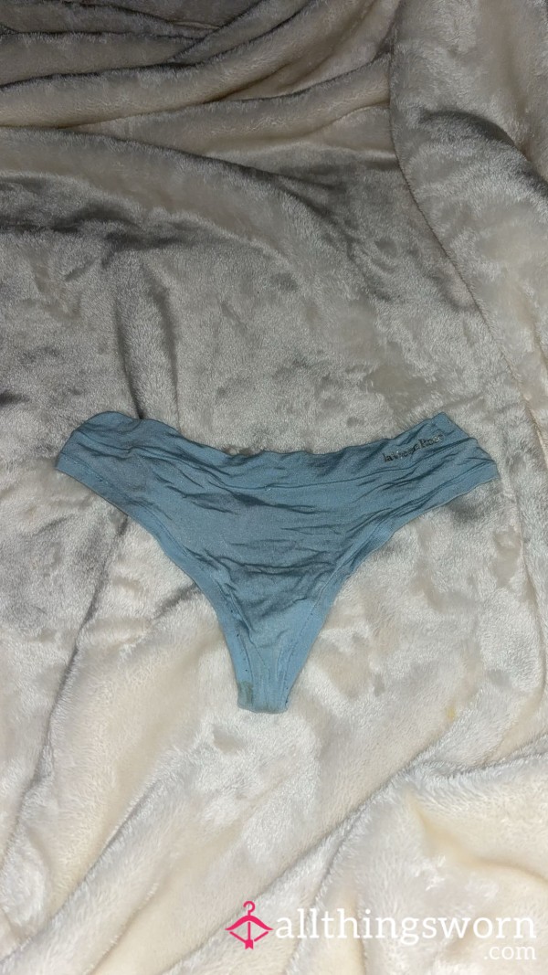 Light Blue Stained Thong