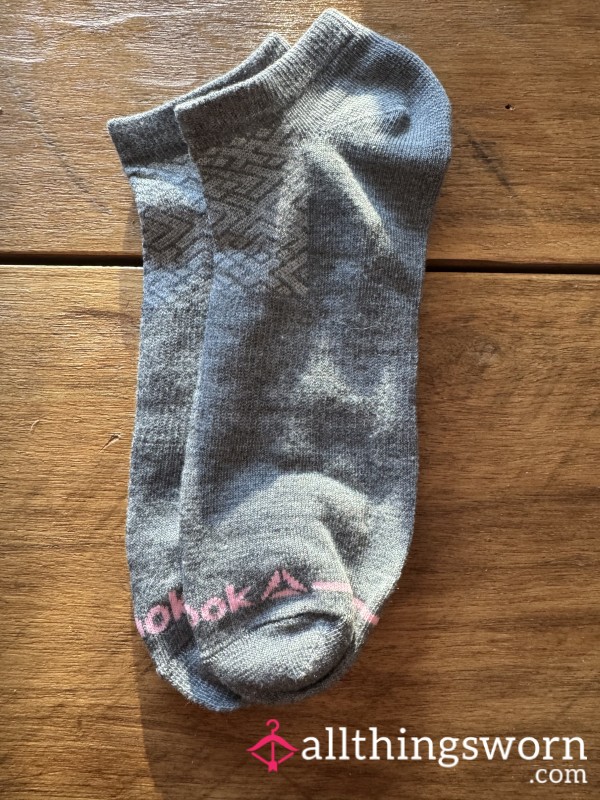 Light Gray Reebok Ankle Socks