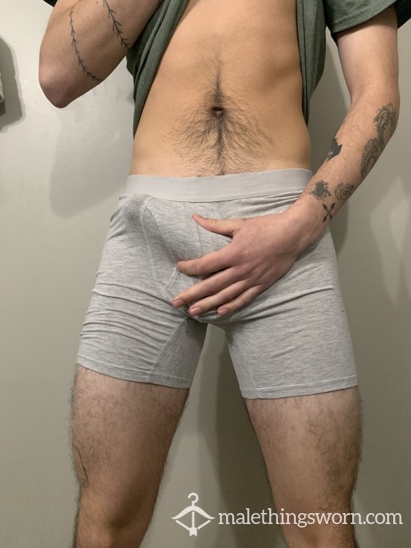 Light Gray Worn Briefs