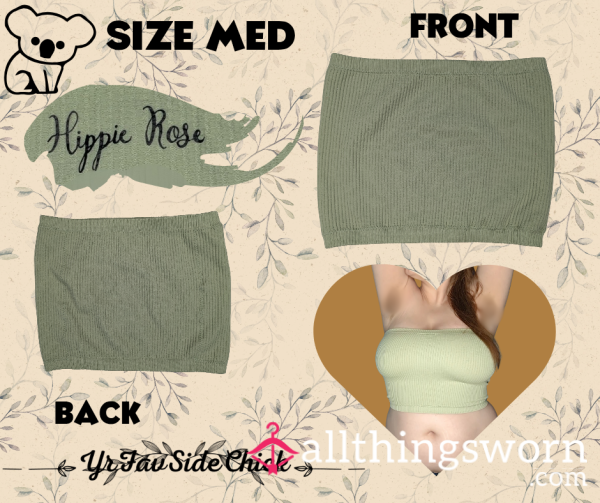 Light Green Bandeau Top