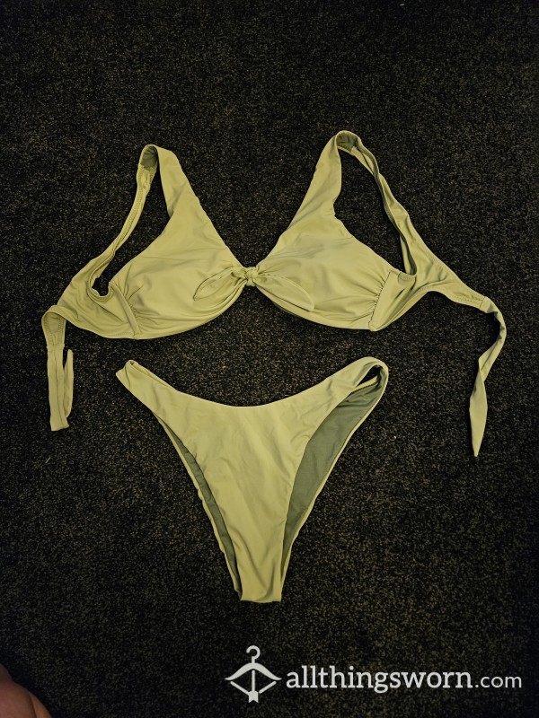 Light Green Matching Worn Bikini