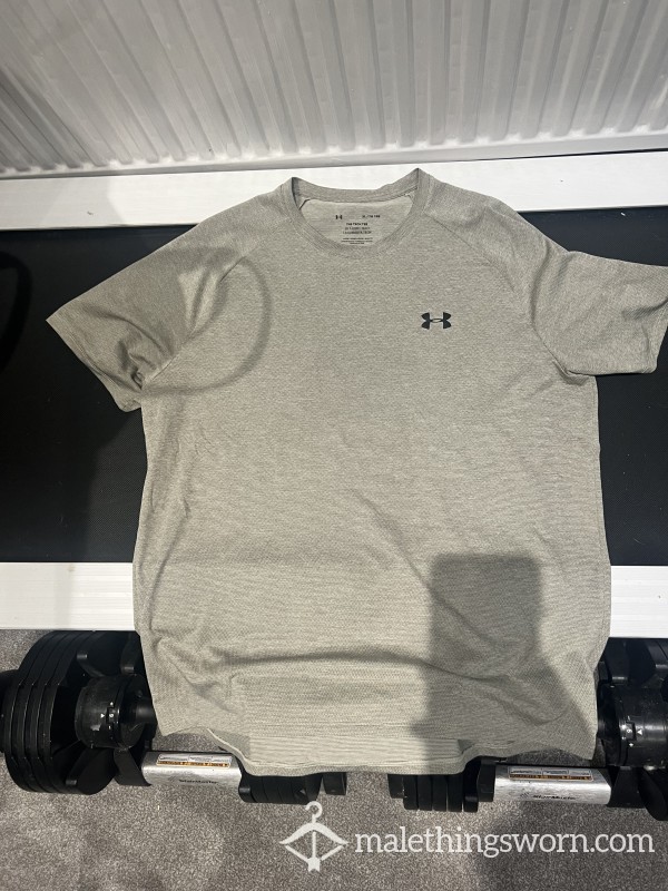 Light Green Under Armour Gym Tee - XL