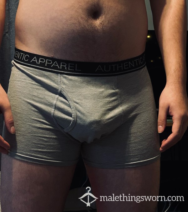 Light Grey Boxers. Worn For 6 Days In A Row.