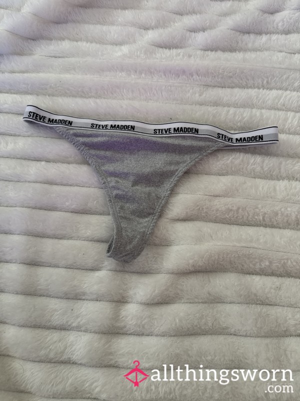 Light Grey Steve Madden Thong