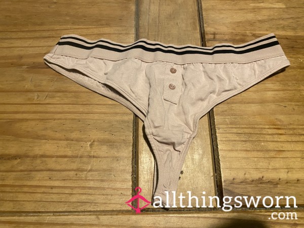 Light Pink Boxer Style Thongs