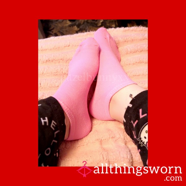 Light Pink Cotton Socks