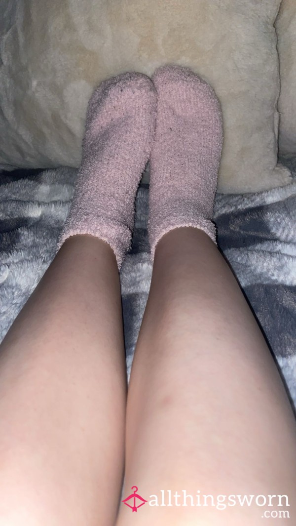 Light Pink Fluffy Socks