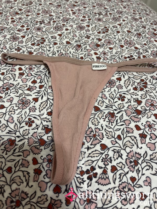 Cotton Light Pink G-string