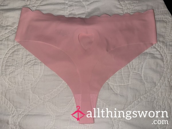 Light Pink Heart Thong