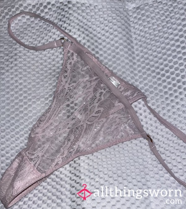 Light Pink Lace Gstring