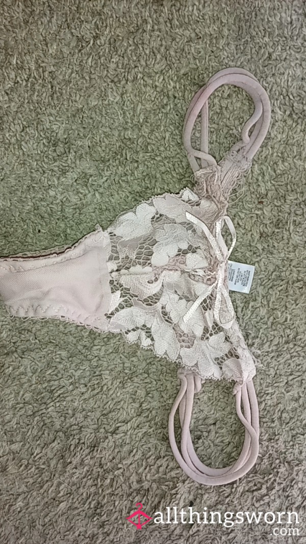 Light Pink Lace Thong