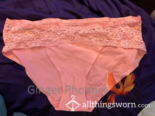 Light Pink Panties!  Over 5 Years Of Wear.  Soft, S**y, Silky <3