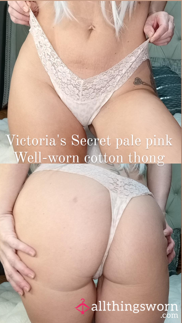 Light Pink Victoria's Secret PINK Thong