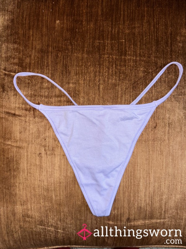 Light Purple 100% Cotton VS Pink G String