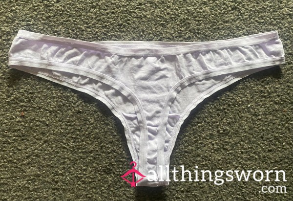 Light Purple Cotton Thong