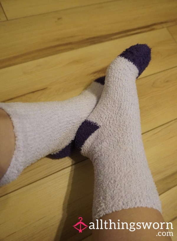 Light Purple Fuzzy Socks