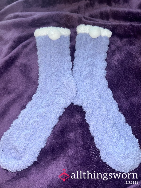 Light Purple Fuzzy Socks