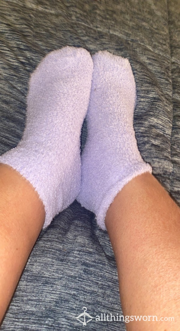 Light Purple Fuzzy Socks