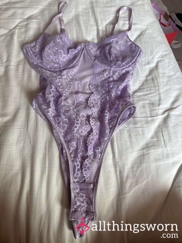 Light Purple Lace Bodysuit