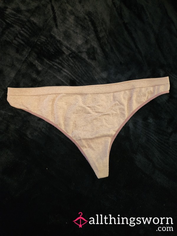 Light Purple Well-worn Thong To Be Soaked For You