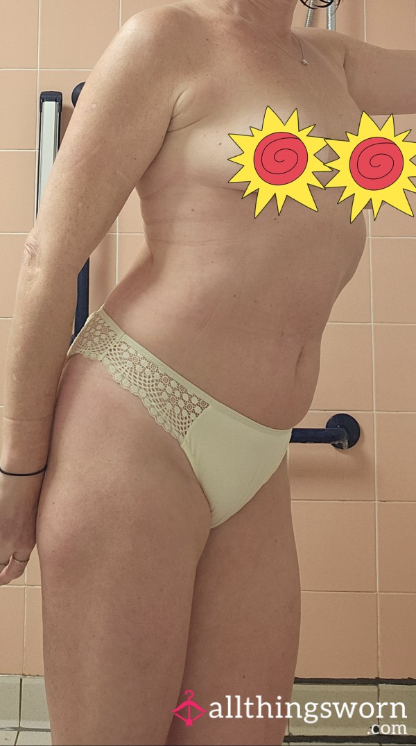 Light Yellow Lacy Panties