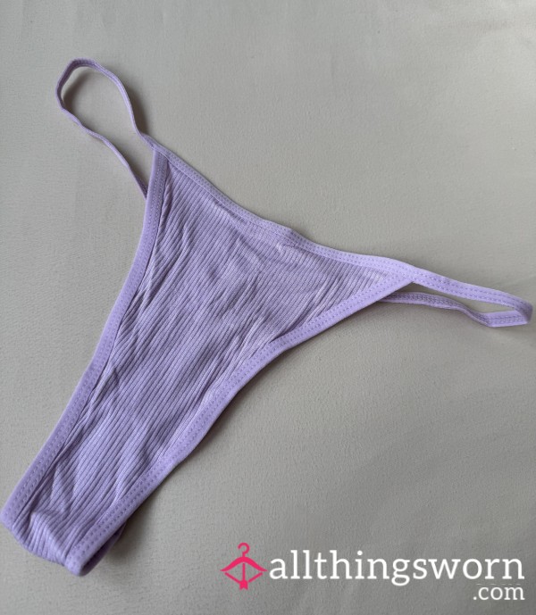 Lilac Thong, 48hr Wear 💜