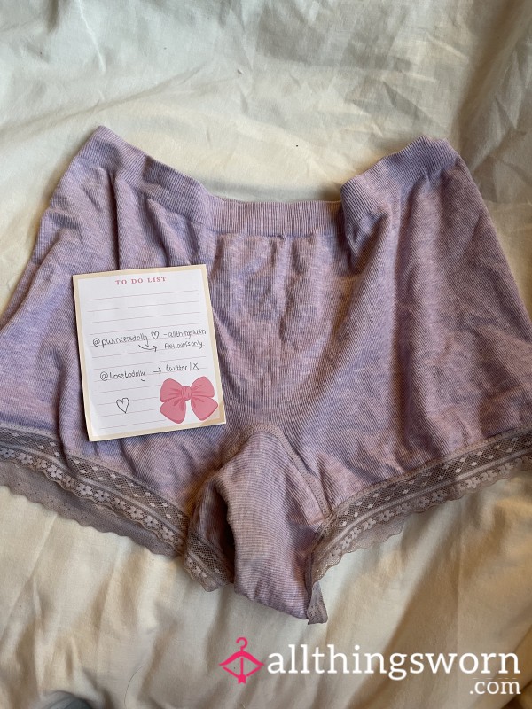 Lilac Women’s Boxer Pants 💗💕 Well Worn