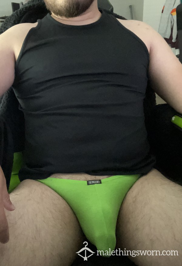 **SOLD** Lime Green Bikini Briefs (L) **SOLD**