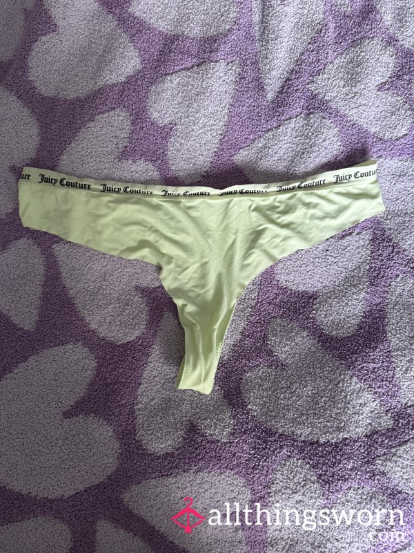 Lime Green Juicy Couture Thong XL - 24hr Wear