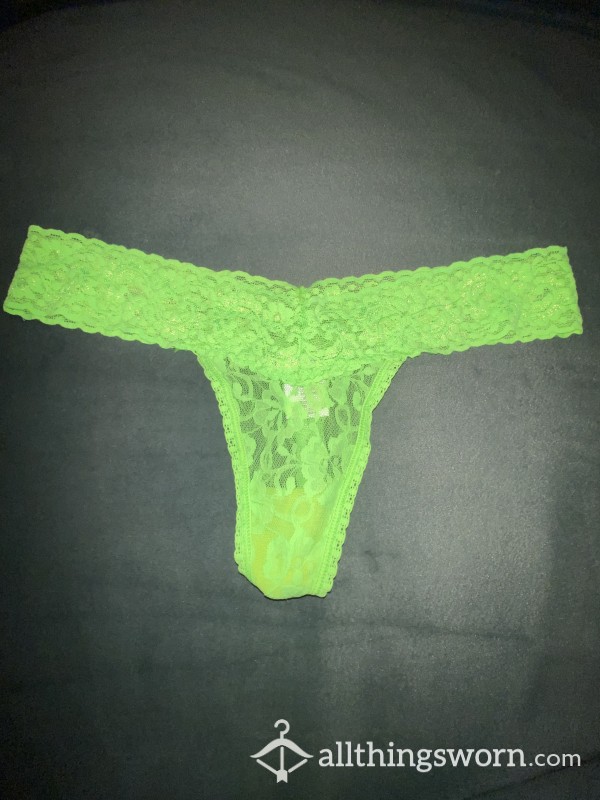 Lime Green Neon Thong