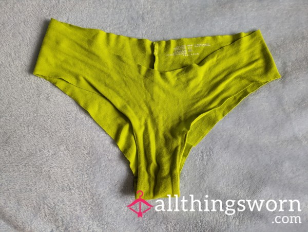 Lime Green Seamless Cotton Panties