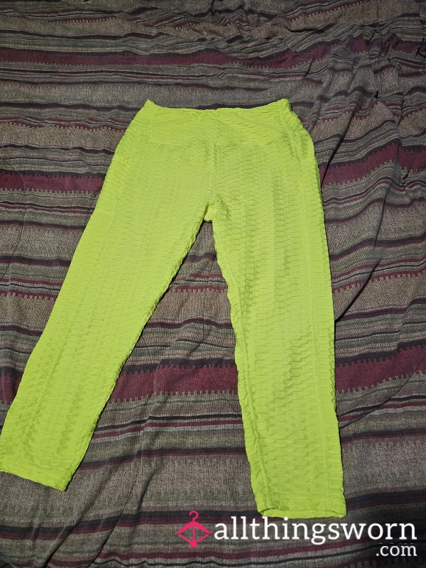 Lime Green Workout Pants