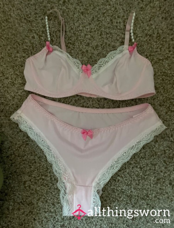 Lingerie Light Pink Set🌸