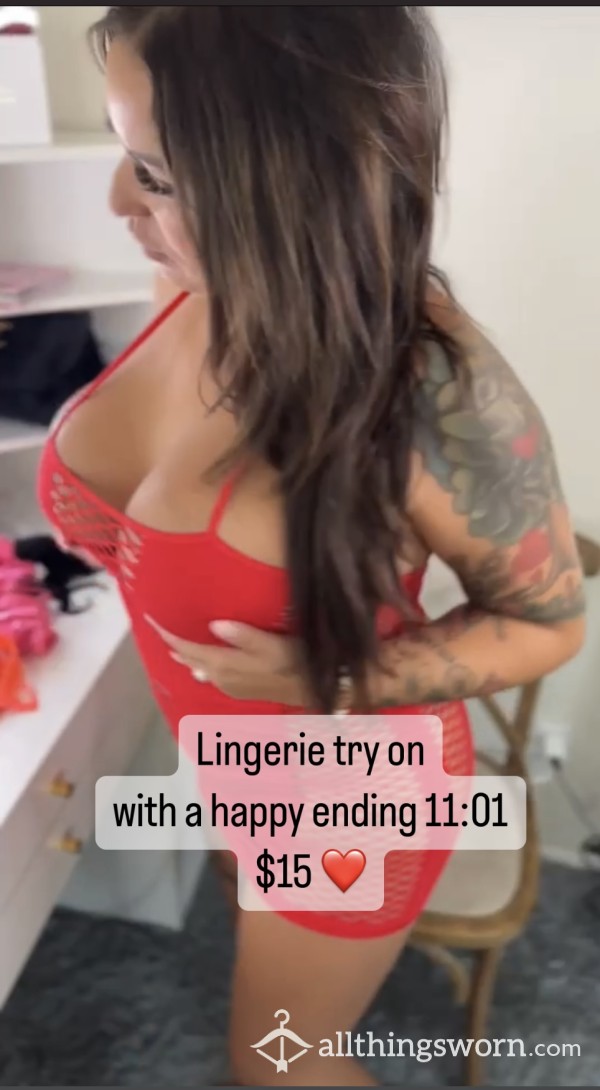 Lingerie Try On…s**