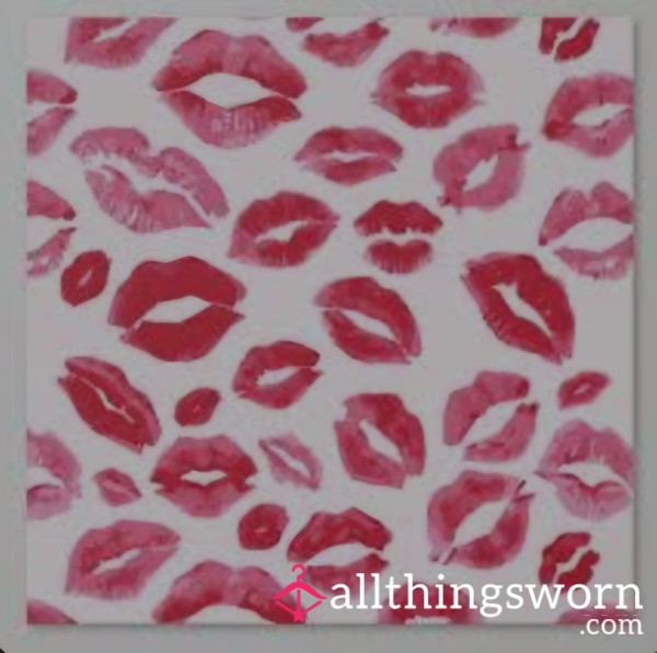 Lipstick Kisses Canvas