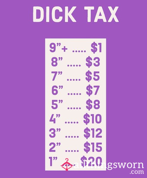 LITTLE D*ck TAX