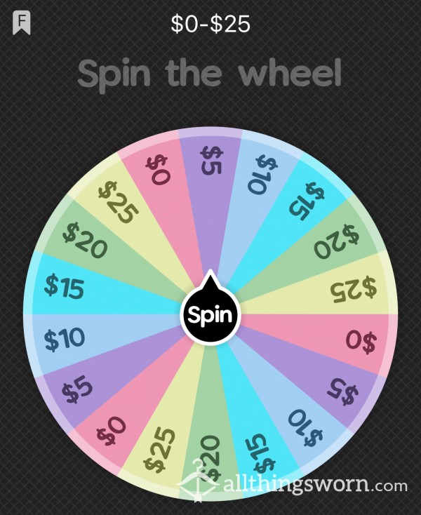 Little Piggy Findom Wheel