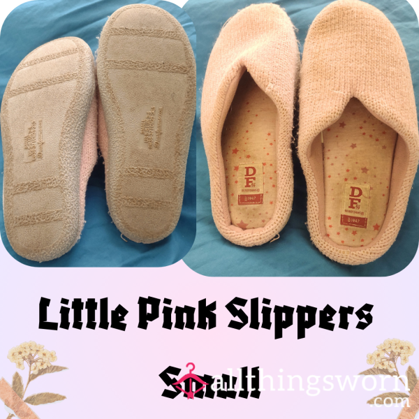 Little Pink Bedroom Slippers *