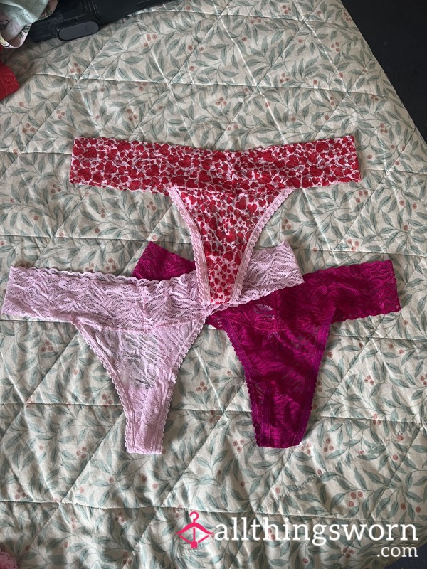 Little Soft Lace Thongs