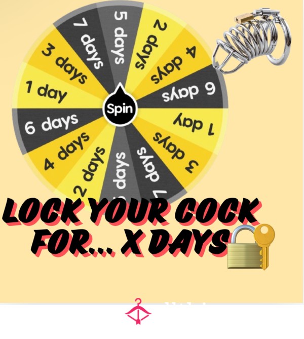 Lock Your C*ck For ? Days… - Chastity Wheel For Edging Tease Denial - Cucks Sissy Slave Losers And Betas