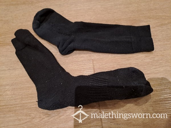 Black Cotton Socks