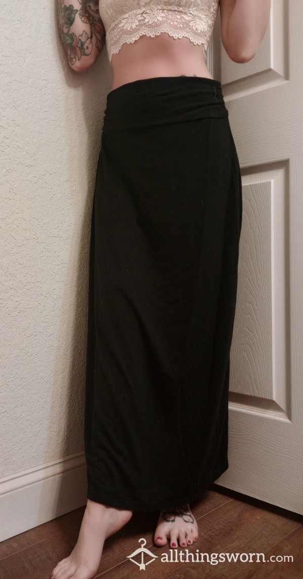 Long Maxi Black Shirt